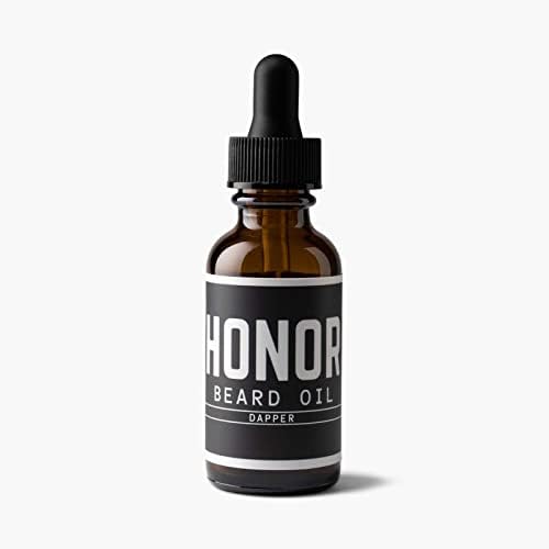 Honor Initiative LW Beard Oil - Oak, Mahogany, Musk, Lavender - Thin Viscosity Blend to Eliminate Itch & Nourish Skin Beneath Your Beard - 1oz