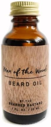 TBB Man of the Woods Beard Oil for Men | Leave-In Beard Conditioner | Keeps Facial Hair Soft & Moisturizes Skin | Jojoba Oil, Argan & Sweet Almond Essential Oils (1 Oz.)