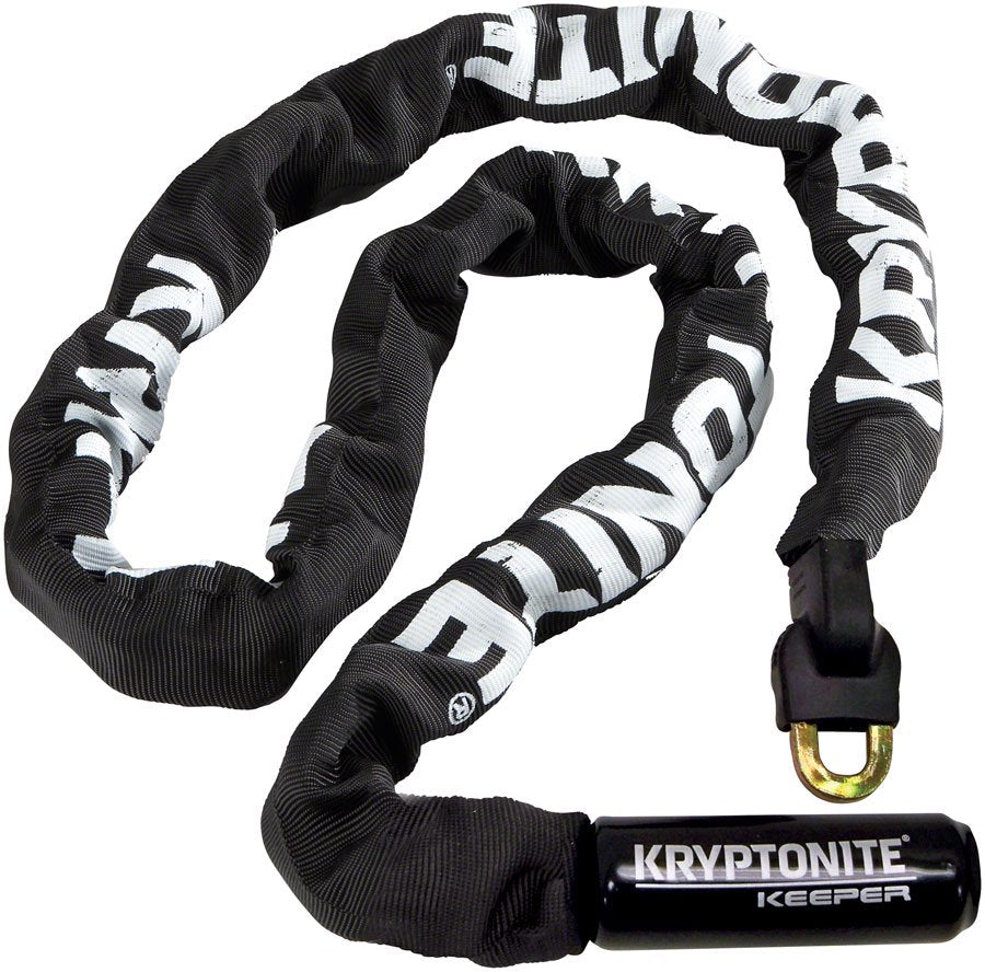 Kryptonite Keeper 712 Chain Bike Lock with Key: 3.93 Ft. 120Cm