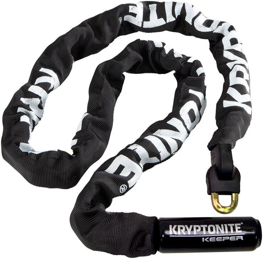 Kryptonite Keeper 712 Chain Bike Lock with Key: 3.93 Ft. 120Cm