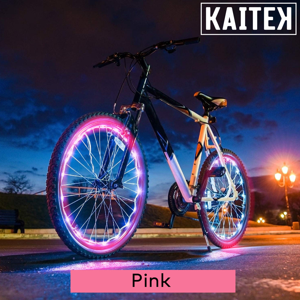 Kaitek LED Bicycle Wheel Accessory Light for 1 Wheel, Color-Changing