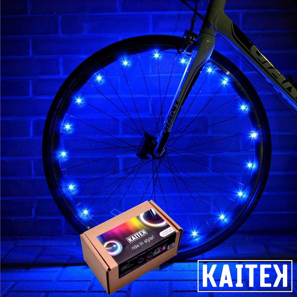 Kaitek LED Bicycle Wheel Accessory Light for 1 Wheel, Color-Changing