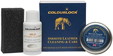 COLOURLOCK Leather Handbag Cleaning & Conditioning Kit | To clean, polish and protect bags and other small leather accessories | For pigmented, Pull-up and semi-aniline leather
