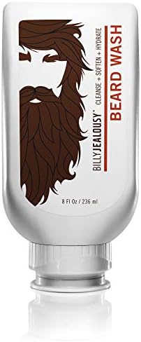 Billy Jealousy Beard Wash for Smooth, Manageable & Frizz-free Beard, Beard Care Enriched with Hydrating Aloe & Strengthening & Conditioning Green Tea Extract