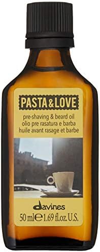 Davines Pasta & Love Men's Hydrating and Protective Pre-Shaving Plus Beard Oil, Weightless and Residue-Free, 1.69 fl. Oz.
