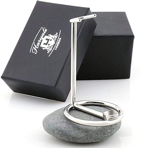 Stainless Steel(Chrome Finish) Shaving Razor Stand for Men's. Ideal for Most Type of Razors.