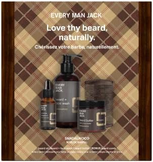 EVERY MAN JACK Sandalwood Beard Kit, 1 EA