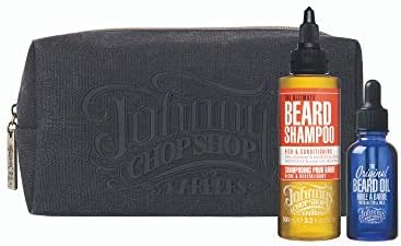 Johnny's Chop Shop Men's Grooming Ultimate Beard Shampoo Rich, Conditioning, Cleansing, Nourishing 3.3 fl oz. (Beard Gift Set Bundle)