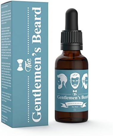 The Gentlemen's Beard Premium Bay Rum Beard Oil - Conditioner Softener - All Natural - Softens, Strengthens and Promotes Beard & Mustache Growth - Leave In Conditioner Moisturizes Skin