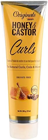 Originals by Africa's Best Honey and Castor Curls for Natural Hair Curls, Coils and Waves, Sulfate-Free, 10 oz