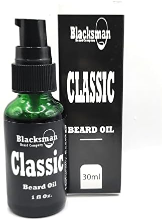 Blacksman Beard Company - Classic Beard Oil - Naturally Scented- Softens and moisturizes