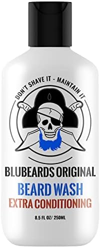 Bluebeards Original Beard Wash and Conditioner for Men, 8.5 oz. - Natural Beard Wash and Beard Moisturizer, with Aloe & Lime - Deeply Cleans, Softens, and Conditions Your Beard and Skin - Made in USA
