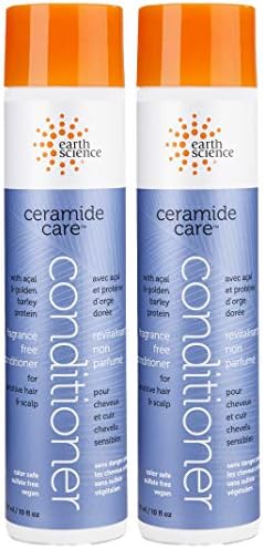Earth Science - CERAMIDE CARE: Fragrance Free Conditioner for Sensitive Hair and Scalp, 2 Pack (10 oz.)
