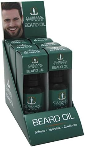 Clubman Beard Oil 1 Ounce (6 Pieces) Display (29ml)