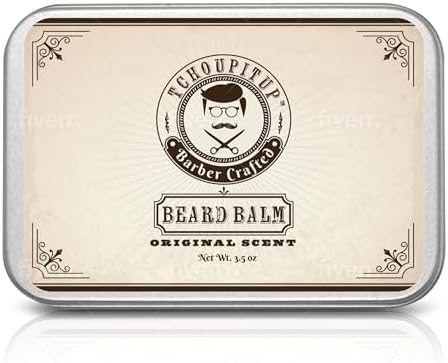TchoupItUp Beard Balm Leave-in Conditioner Beard Balm - Natural and Organic Scented Balm- 3.5 Ounces