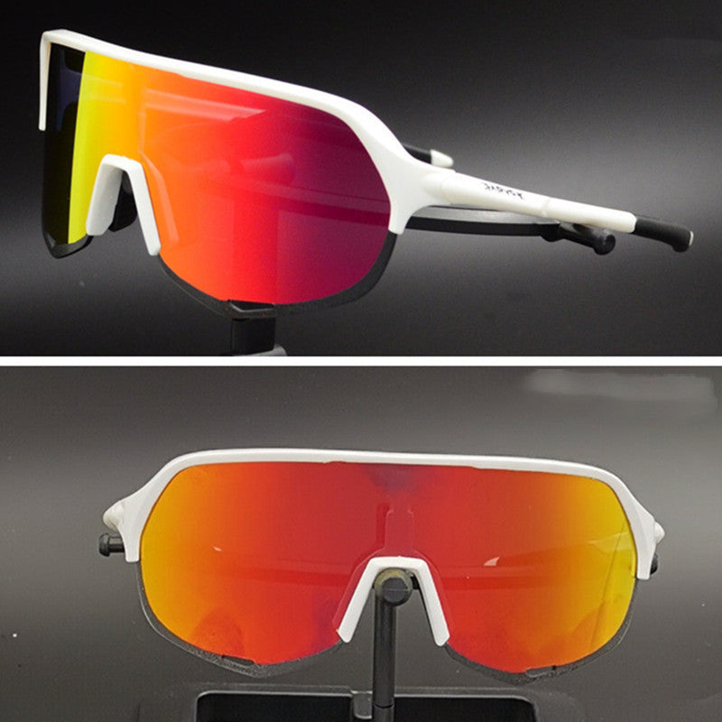 Outdoor Polarized Sports Bike Goggles And Windshield - Blue Force Sports