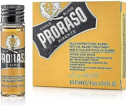 Proraso Hot Oil Beard Treatment Set , 0.6 Fl z (Pack of 1)