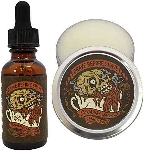 Grave Before Shave™ CARAMEL MOCHA BEARD PACK (Caramel Mocha Coffee Scented)