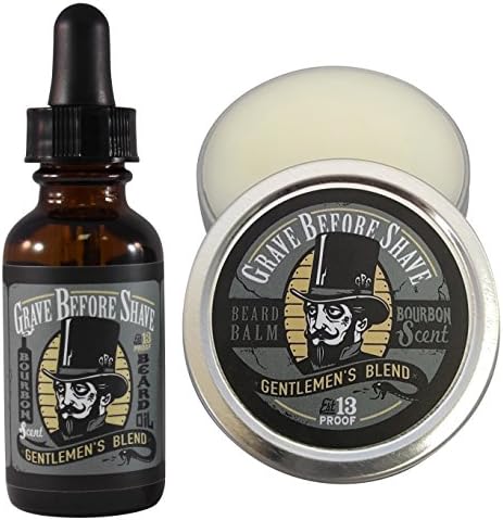 Grave Before Shave™ Gentlemen's Blend Beard Pack (Bourbon/Sandal wood Scent)