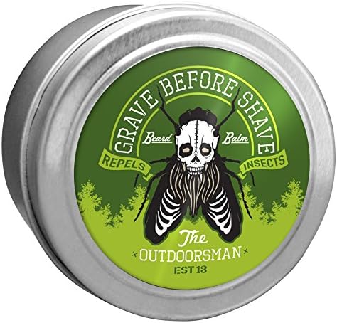 GRAVE BEFORE SHAVE Beard Balm"The Outdoorsman Blend" (2 oz. tin)