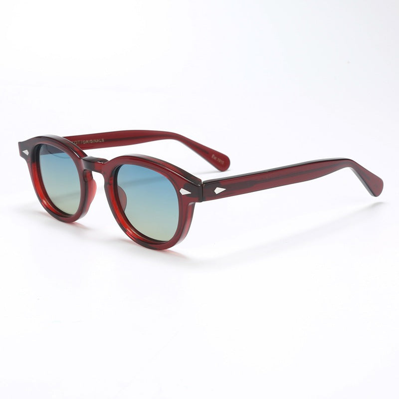 Retro Acetate Polarized Sunglasses - Blue Force Sports