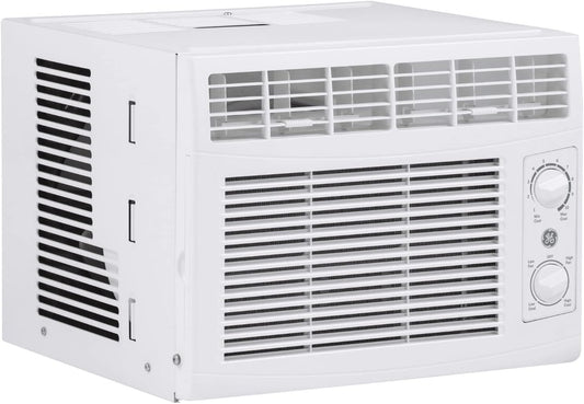 GE 5,000 BTU 115-Volt Window Air Conditioner with Install Kit, White - $105