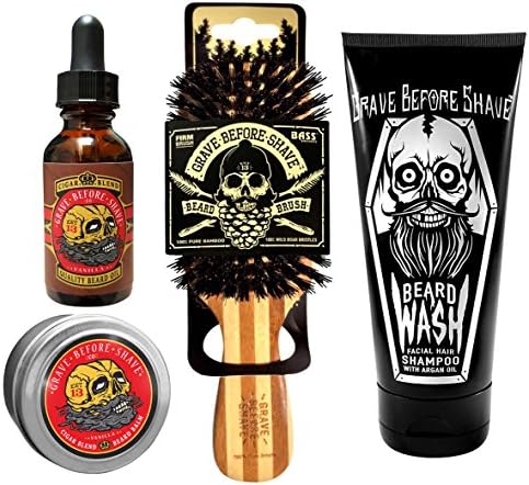 Grave Before Shave™ Beard Care Pack (Cigar Vanilla Blend)