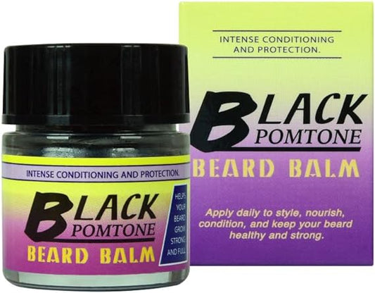 DHI Intense Conditioning and Protections BLACK POMTONE Beard Balm Daily Nourishing Conditioner, Advanced Fornula to promote hair growth while conditioning your hair