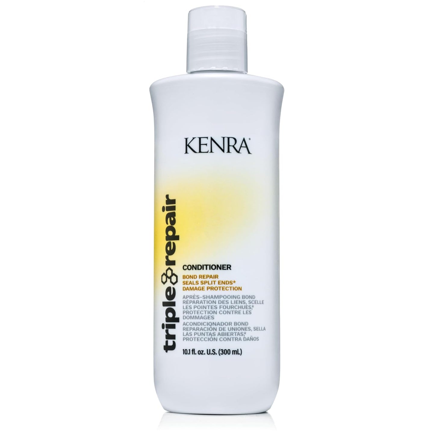 Kenra Triple Repair Conditioner | Targets & Repairs Weak or Broken Bonds | Split Ends | Damaged Hair | Bond Builder | Sulfate-Free