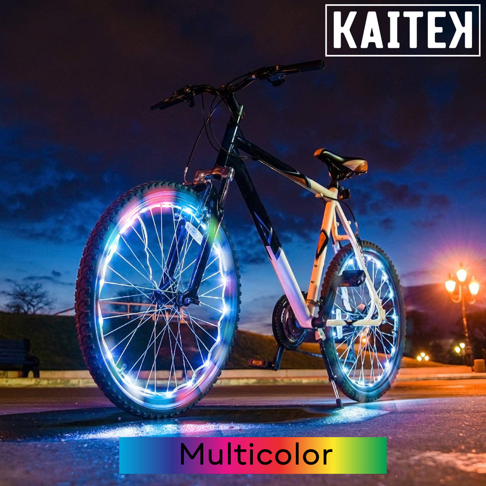 Kaitek LED Bicycle Wheel Accessory Light for 1 Wheel, Color-Changing