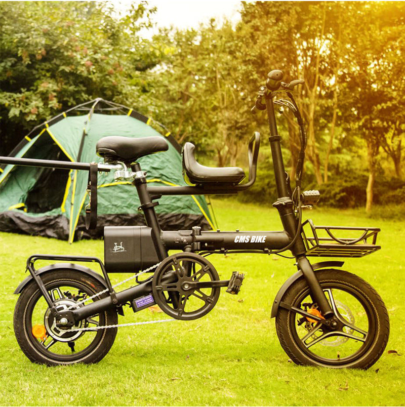 Folding Bicycle Front Child Safety Seat With Armrests - Blue Force Sports