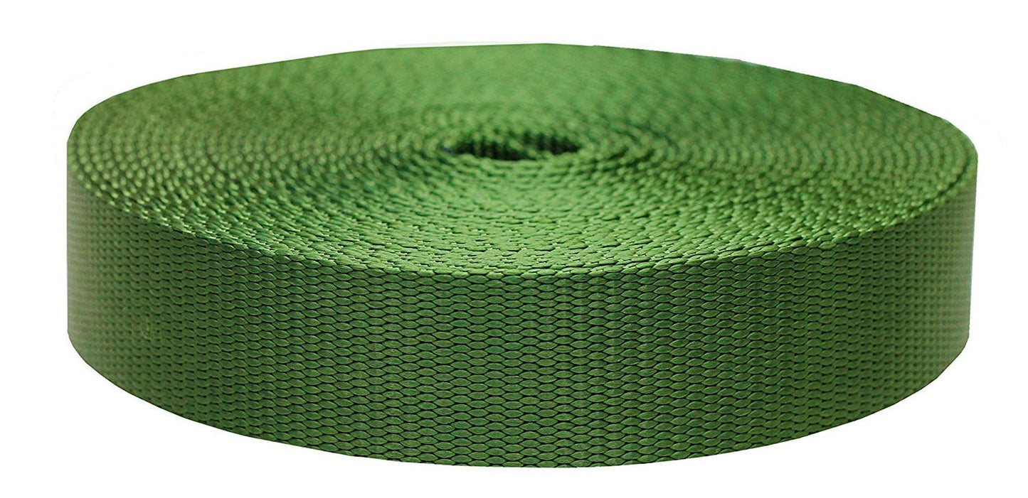 Strapworks 3/4 Inch X 10 Yards Colored Flat Nylon Webbing Strap