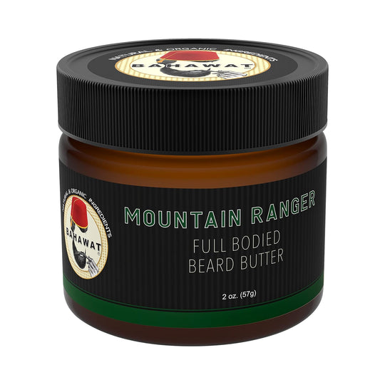 Beard Butter for Men Leave-in Conditioner - Cedar Forest - Strengthen & Soften While Relieving Itch – Made in USA with 11 Organic, Natural Ingredients | The Best Beard Butter - 2 oz.