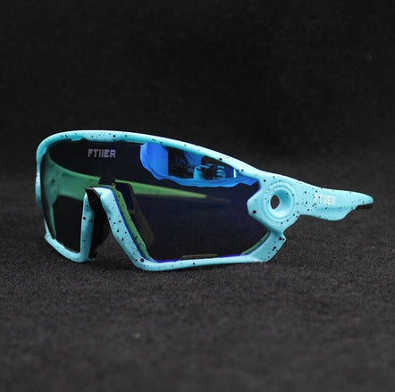 FTIIER Bicycle Glasses Goggles - Blue Force Sports