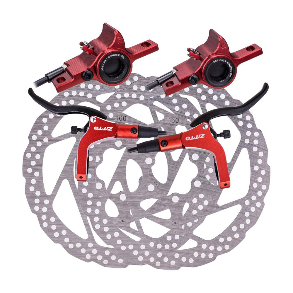 Hydraulic Disc Brakes Mountain Bike Sets 760 / 1350Mm Front / Rear Oil Pressure Brake for Hydraulic Bike Disc, 160Mm