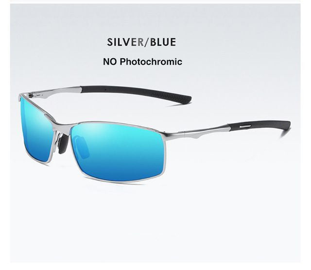 Polarized Photochromic Sunglasses Driving Glasses for men - Blue Force Sports