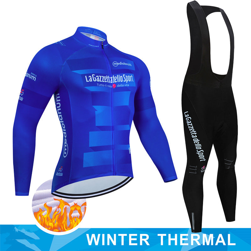 Summer Men's Outdoor Quick-drying Mountain Bike Jersey Suit - Blue Force Sports