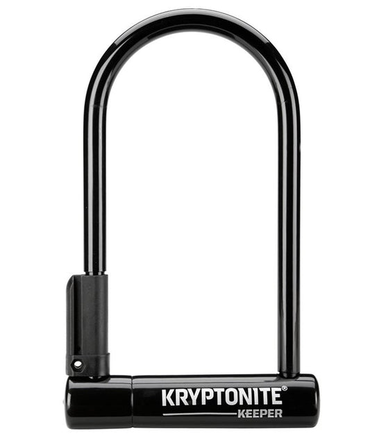 Kryptonite Keeper Standard 12Mm U-Lock Bicycle Lock with Flexframe-U Bracket