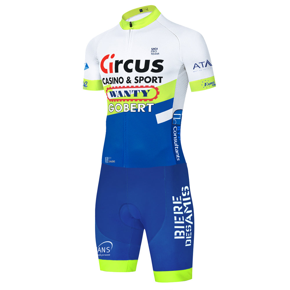 Men's 20D Gel Spandex Quick Dry Triathlon Jersey - Blue Force Sports