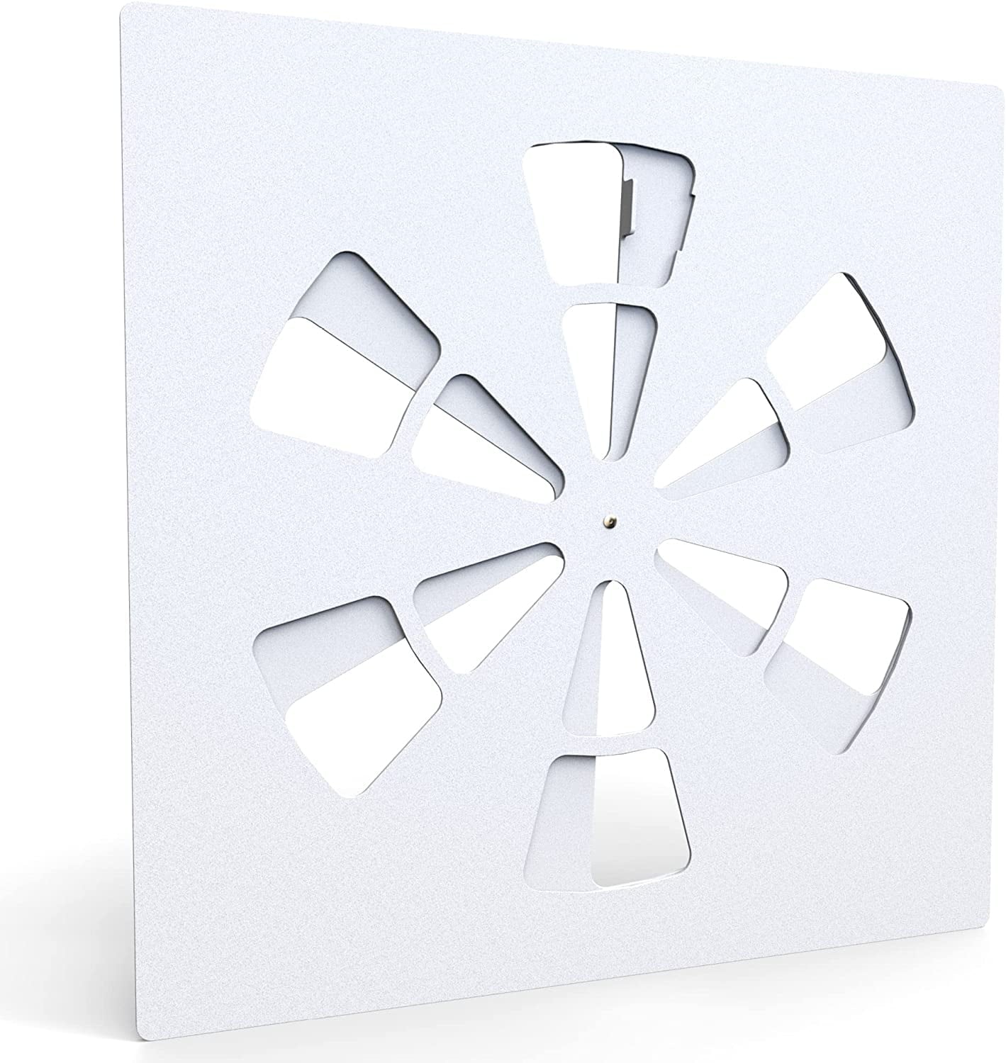 ALBEN 24 x 24 Office Vent Cover - (1 Pack) Square Adjustable Vent Cover For 24x24 Flat Office Ceiling Vents. Conditioner or Heat Air Deflector