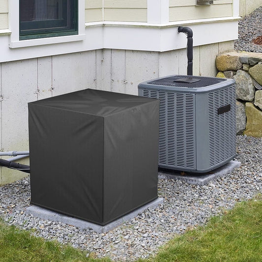 Air Conditioner Covers for Outside Units. Durable 210D Oxford Fabric AC Units Cover Outdoor. Heavy Duty Air Conditioner Cover for Winter. Black. 30*30*32