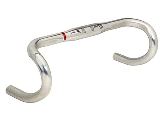 NITTO M106SSB Silver Road Racing Drop Bar 400mm W400 Silver Aluminum Alloy NEW