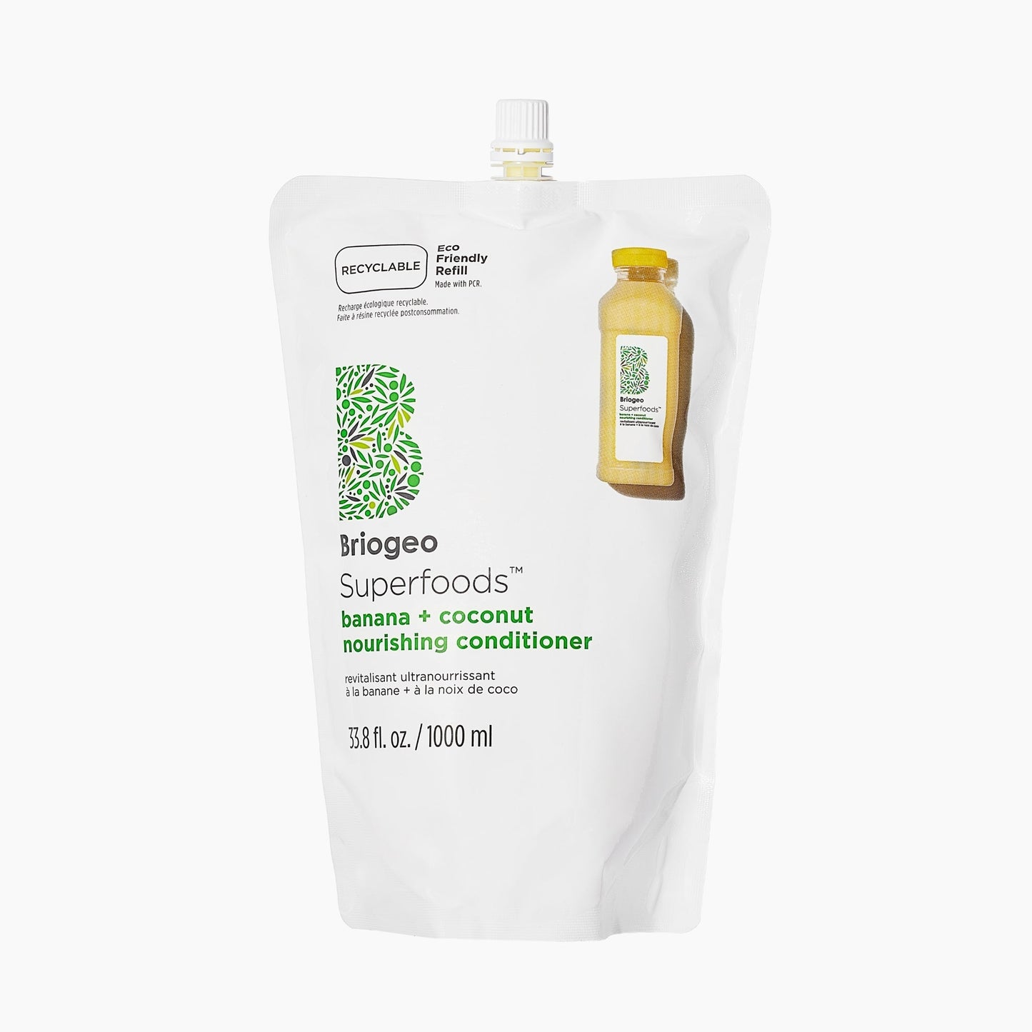 Superfoods Banana + Coconut Nourishing Conditioner Jumbo Refill