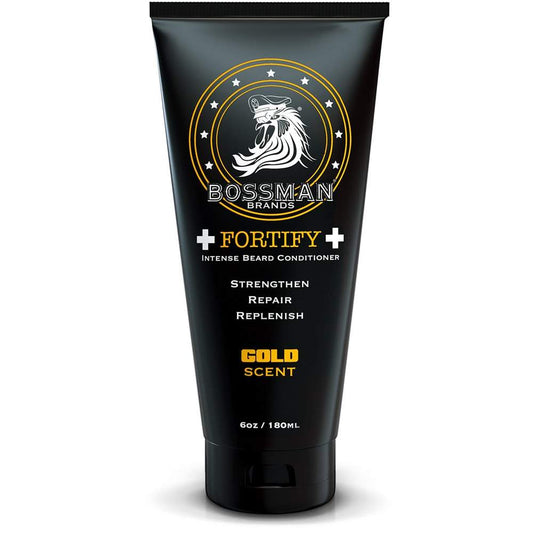 Bossman Fortify Intense Beard Conditioner (6oz) - Scent Options Beard Conditioners Bossman Gold