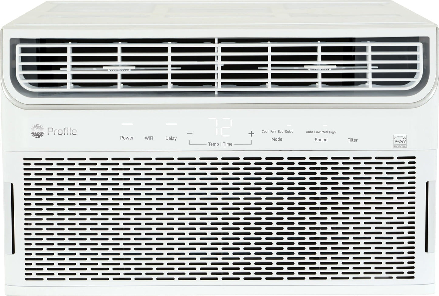 GE 12.000 BTU 110V Smart Window-Mounted Air Conditioner with Wi-Fi