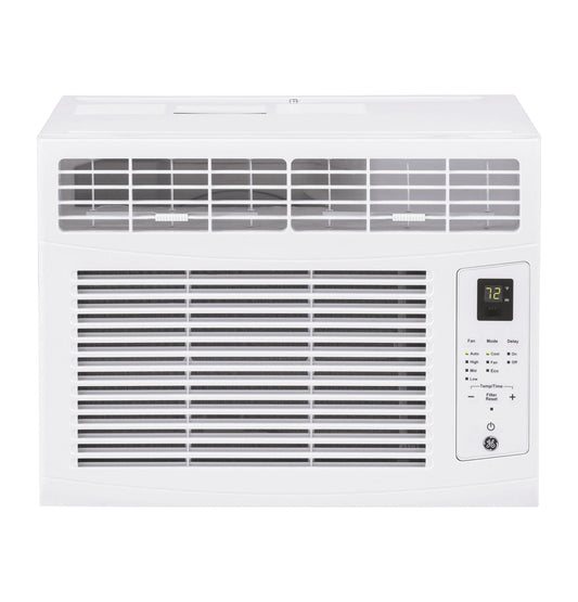 GE AHQ06LZ Window Air Conditioner with 6000 BTU Cooling Capacity. 3 Fan Speeds. 115 Volts. in White