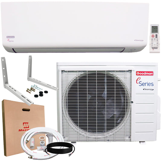 Goodman 9.000 BTU 18 SEER2 Ductless Mini-Split Heat Pump Air Conditioner up to 400 sq. ft.