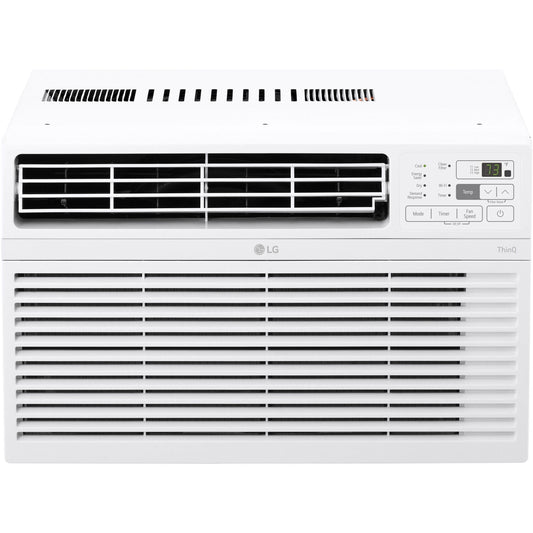 LG 8.000 BTU 115V Window-Mounted Air Conditioner with Wi-Fi Control