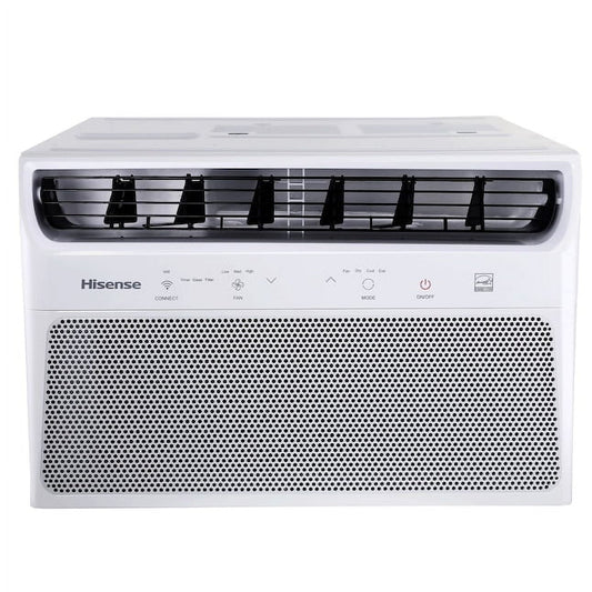 Restored Hisense 8000-BTU 350 SF Wifi Connected Energy Star Window Air Conditioner. White