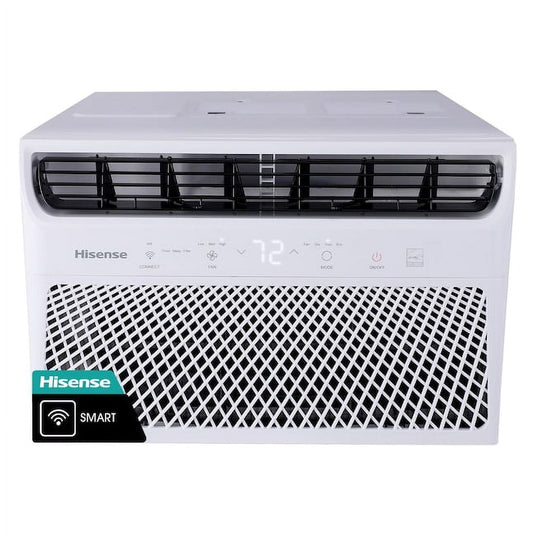 Restored Hisense 8000 BTU SACC Wifi Connected Energy Star Window Air Conditioner. White